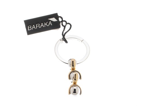 Baraka portachiavi oro bianco - portachiavi,