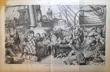 Stampa antica viaggiatori - antica, su