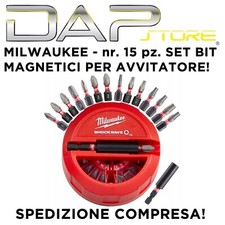 MILWAUKEE - Set 15 pezzi - Bit