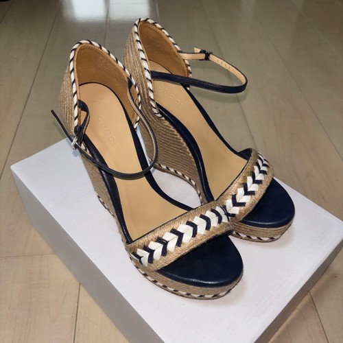 Gucci sandali con zeppa - sandali,