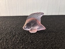 Poisson rose satin en cristal