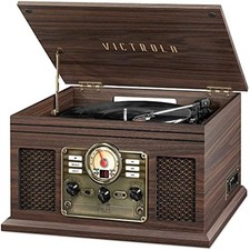 6-in-1 Bluetooth Record Player