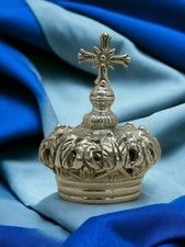 Corona per Madonna imperiale ottone Nuova Cesello 2,5 Cm  Diametro