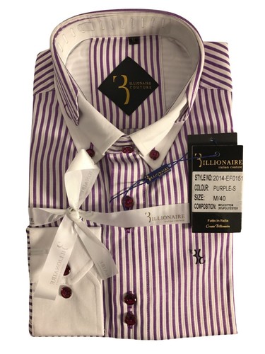 Camicia miliardaria viola top