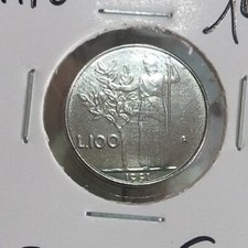 100 LIRE 1991 MINERVA PICCOLE
