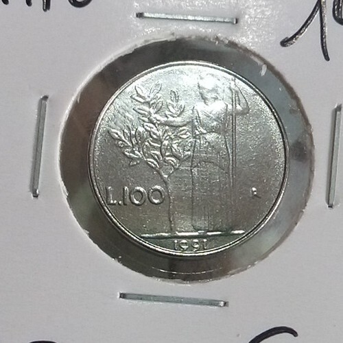 100 lire 1991 - lire,