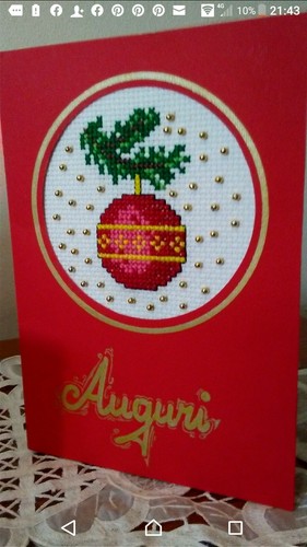 Cartolina natale punto - natale,,
