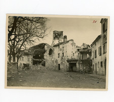 Grande Guerra San Floriano Collio Piazza Chiesa Distrutta Regio Esercito Foto