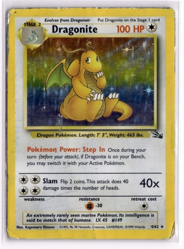 Dragonite raro pokemon - dragonite,