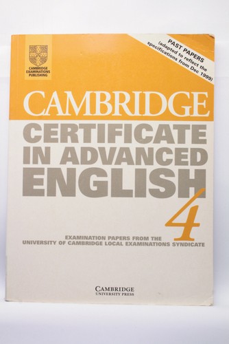 Cambridge vol certificate - vol., 4