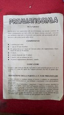 Istruzioni gioco Premiatissima