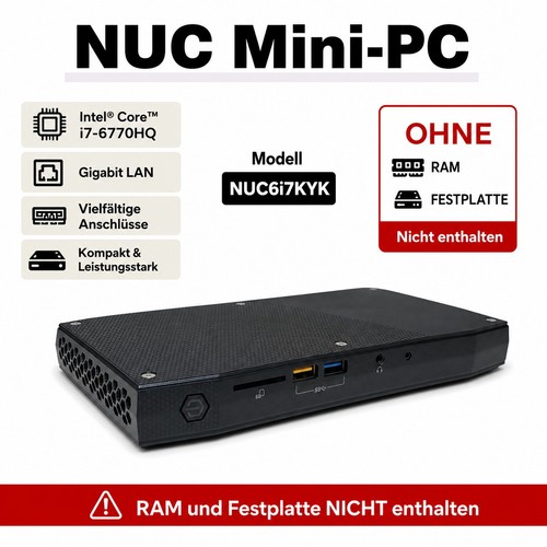 Mini nuc6i7kyk core - nuc6i7kyk,