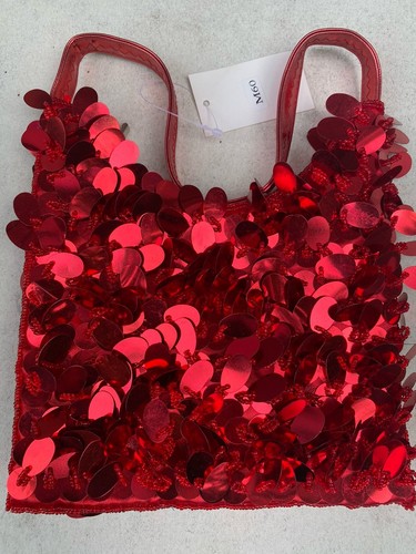 Borsa tracolla paillettes - a,