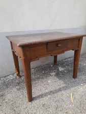 TAVOLINO DIRETTORIO NOCE MASSELLO - PIEDI A PUNTA E FASCE SAGOMATE - '800 EMILIA