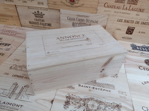 Cassetta porta vino legno - porta,