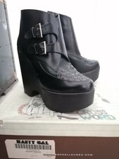 Jeffrey Campbell Busted Platform Zeppa N38 Stivaletto Scatola Originale 
