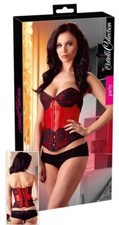 CORSETTO ROSSO BORDATURA IN