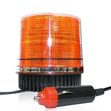 Luce Lampeggiante Led Rotante Strobo Arancio Magnetico 12V Trattore Auto Camion