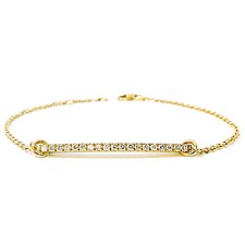 Bracciale tennis donna Oro 18