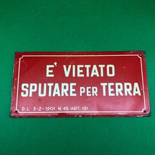 Targa statale latta - in, decreto