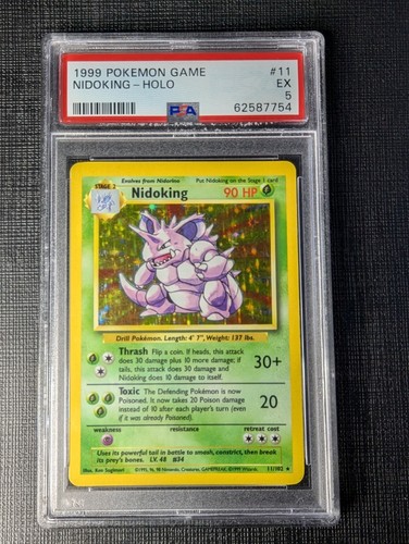Psa nidoking holo set base - holo,