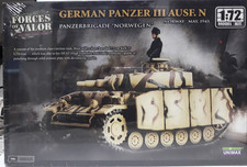 GERMAN PANZER III AUSE. N SCALA 1:72 FORCES OF VALOR