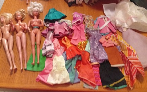 Lotto vestiti barbie - lotto, e