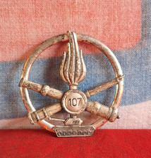 Militaria Fregio da basco da Cavalleria Carrista Marchio BOMISA MILANO 