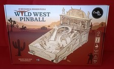 PUZZLE 3D IN LEGNO MECCANICO FLIPPER WILD WEST PINBALL GIOCO FAI DA TE 362 PEZZI