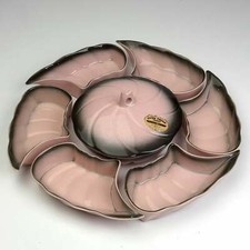 Servizio da portata rosa anni