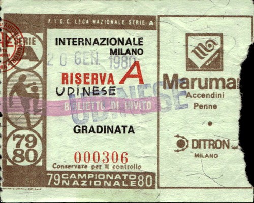 Biglietto stadio - biglietto,