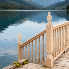  Decorazione Colonna in Legno