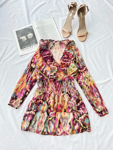 Mini abito zara chiffon taglia - zara,