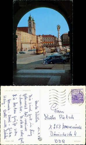 Linz piazza principale - , con