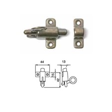 CRICCHETTO SOPRALUCE IN OTTONE 44x13 MM - BRONZATO
