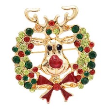 Spilla In Cristallo Di Natale