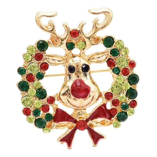 Spilla cristallo natale - spilla,