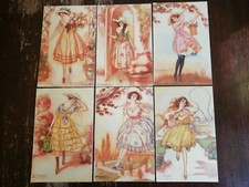 SERIE 6 CARTES POSTALES