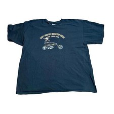 T-shirt nera XXL moto d'epoca