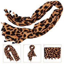  Foulard Leopardato Sciarpa