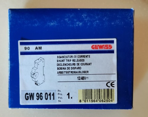 Gewiss gw96011 sganciatore - gw96011, a