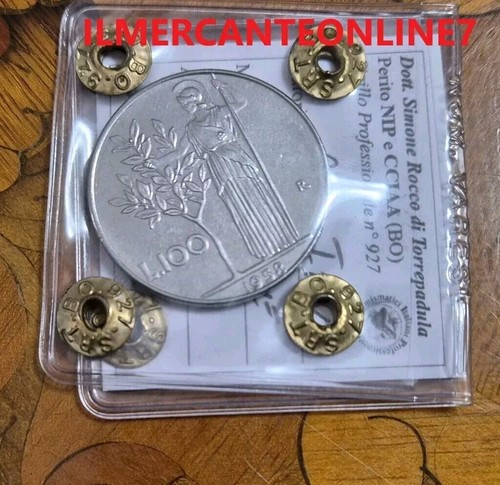 100 lire 1958 periziate - ,