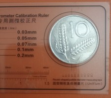 Moneta 10 Lire 1977 Rara con rovescio capovolto