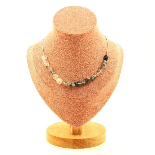 Collana perle quarzo - perle, a