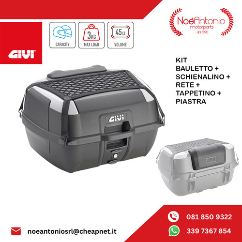 Bauletto givi b45 45lt nero - , b45+