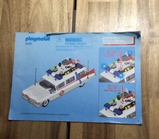 Playmobil 9220 Ghostbusters ECTO-1 auto solo manuale istruzioni