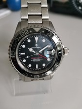STEINHART Ocean GMT - Orologio Uomo - Acciaio - Automatico Lunetta Ceramica