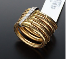 Anello con brillanti - con,
