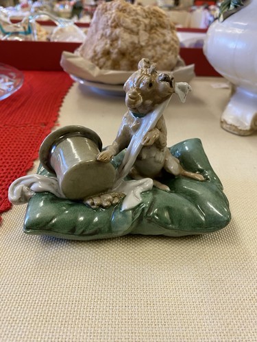 Statuina capodimonte cane che - capodimonte,