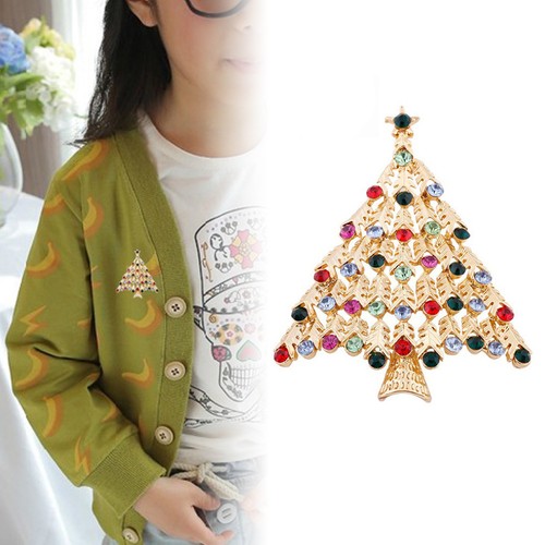 Albero natale spille strass - di,